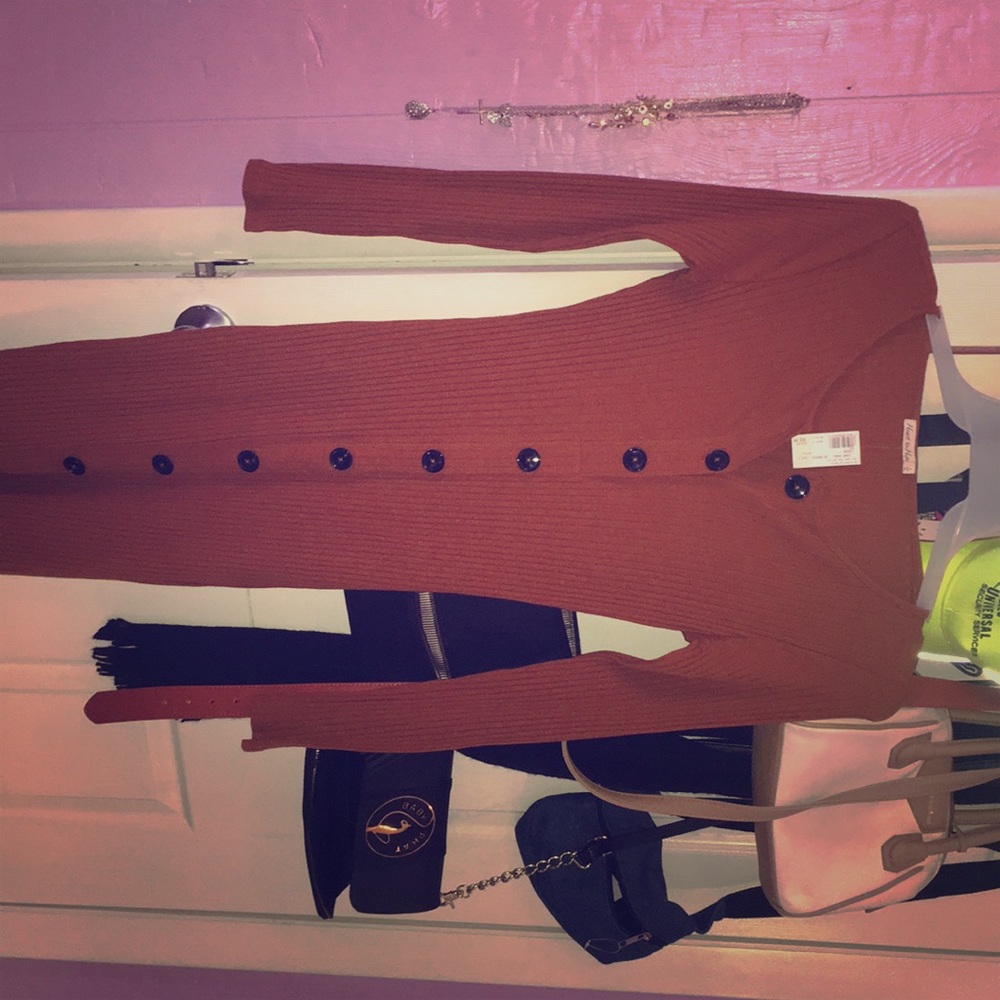 Brown sweater body con dress